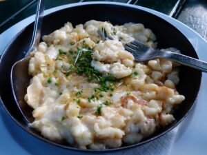 Macarrão com Queijo no Micro-ondas