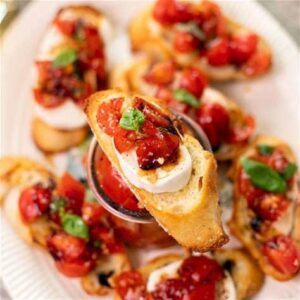 Bruschetta Caprese com Alho Confitado: Receita Irresistível